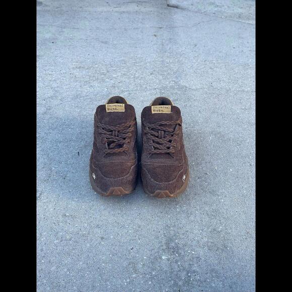 Saucony Jazz NXT x Universal Works Brown Mens Sz 8 FLAWLESS - Picture 2 of 7